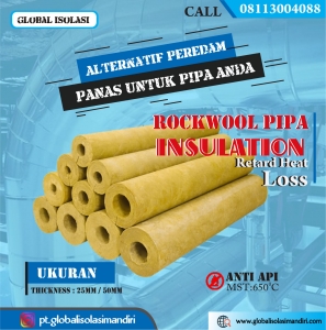 Jual Rockwool Pipa Insulation D90 Diskon Khusus