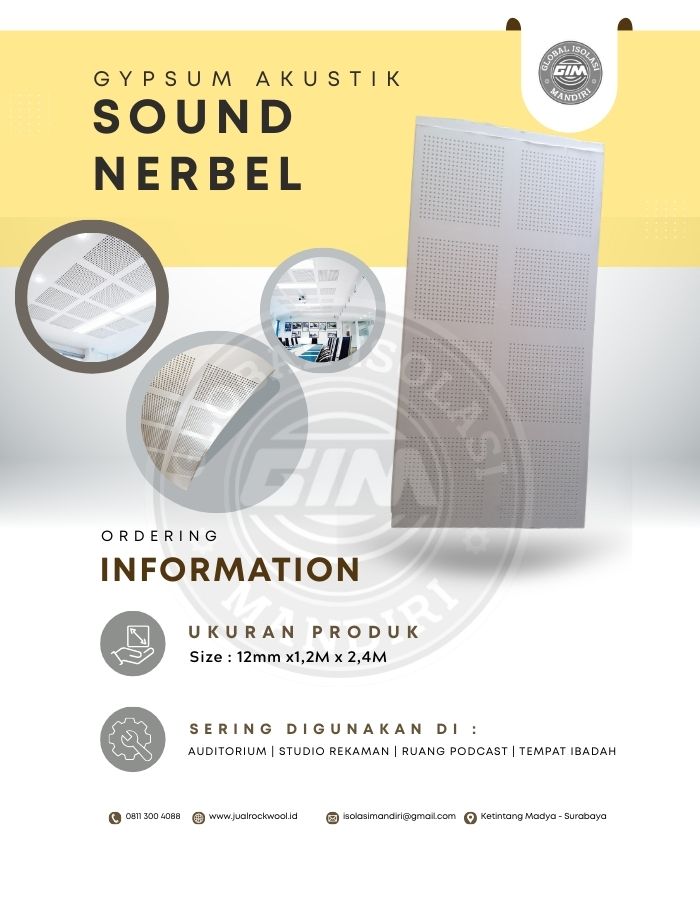 Keunggulan Gypsum Akustik
