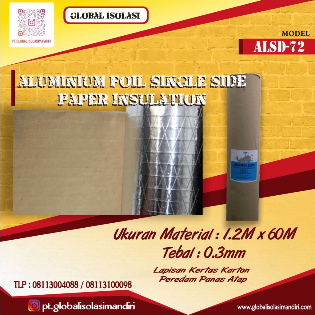 Aluminium Foil Paper Peredam