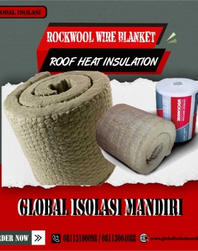 Jual Rock Wool Wire Blanket Murah 5CM
