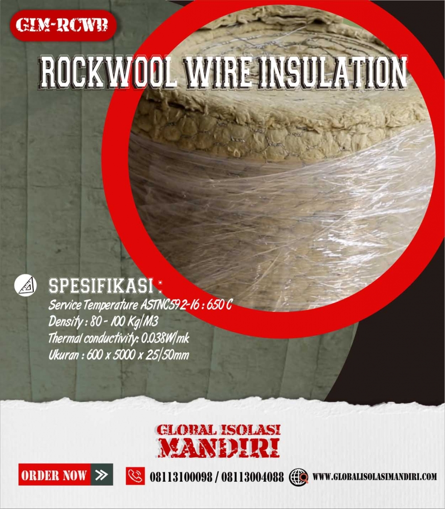 Harga Rockwool Wire Blanket D80 1 Harga Rockwool Wire