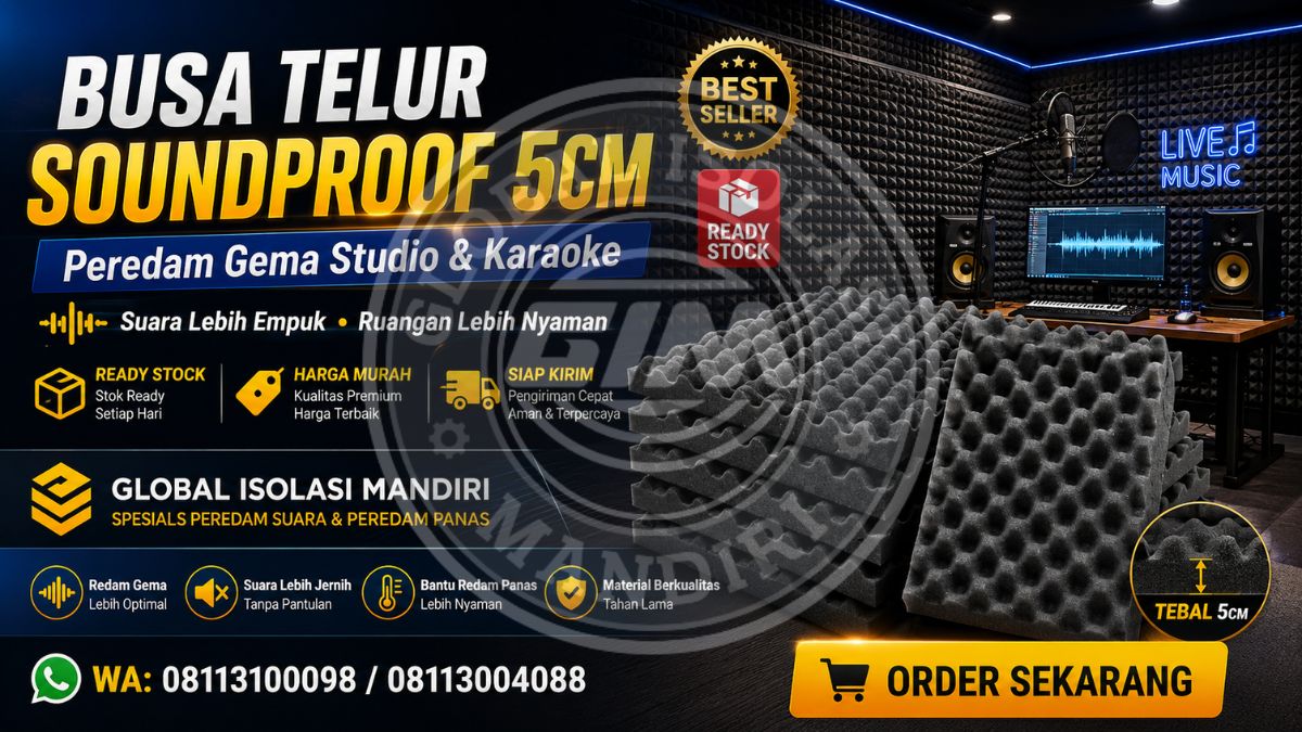 Jual Busa Telur Peredam Suara