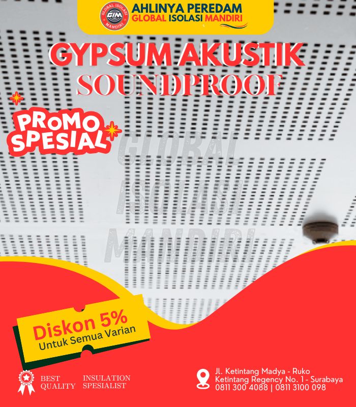 Gypsum Akustik 12mm Sounerbell Ekonomis 1 Gypsum Akustik 12mm