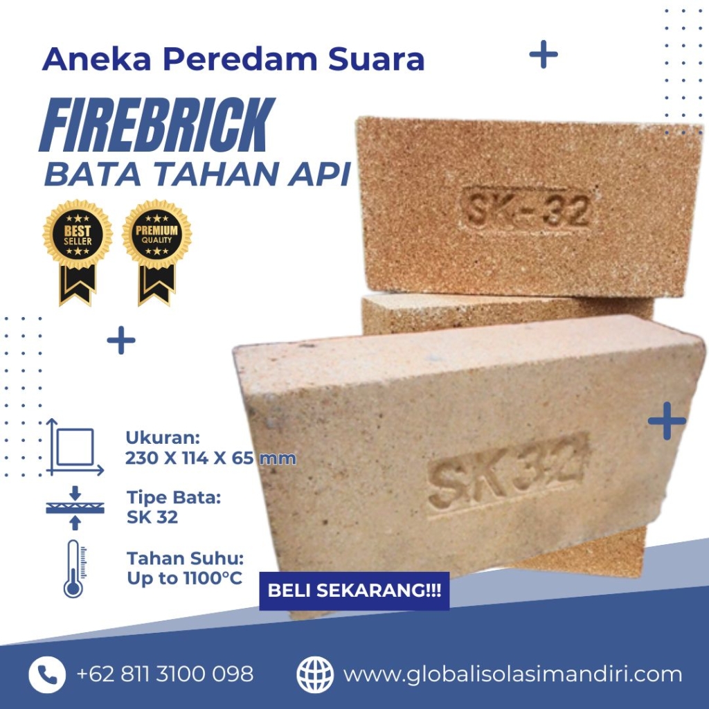 Bata Tahan Api Fire Brick 