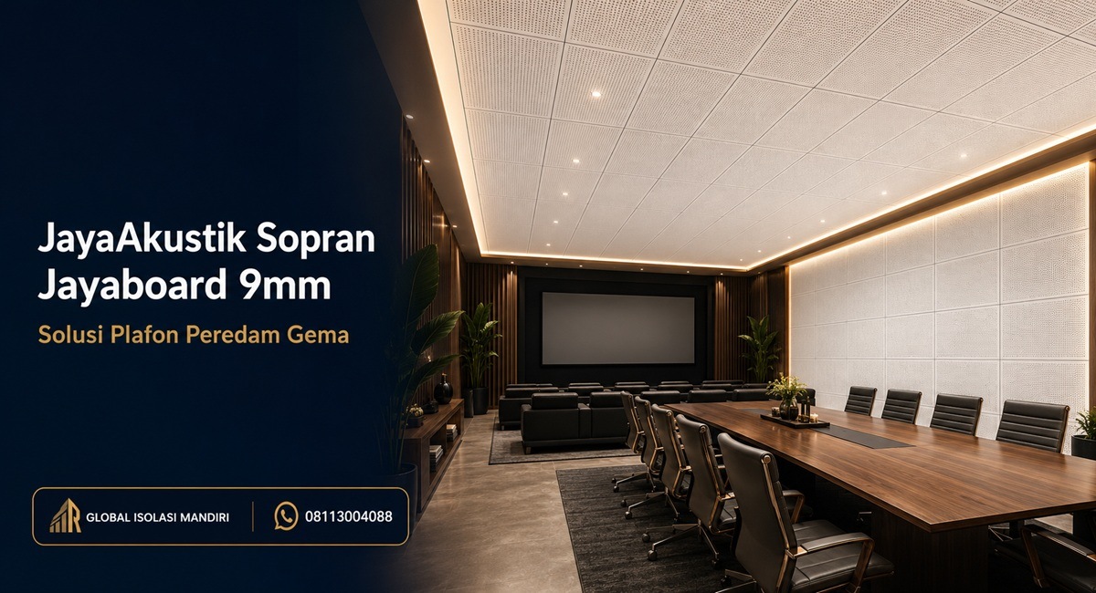 JayaAkustik Sopran Jayaboard 9mm – Solusi Plafon Peredam Gema 2 JayaAkustik Sopran Jayaboard 9mm – Solusi Plafon Peredam Gema