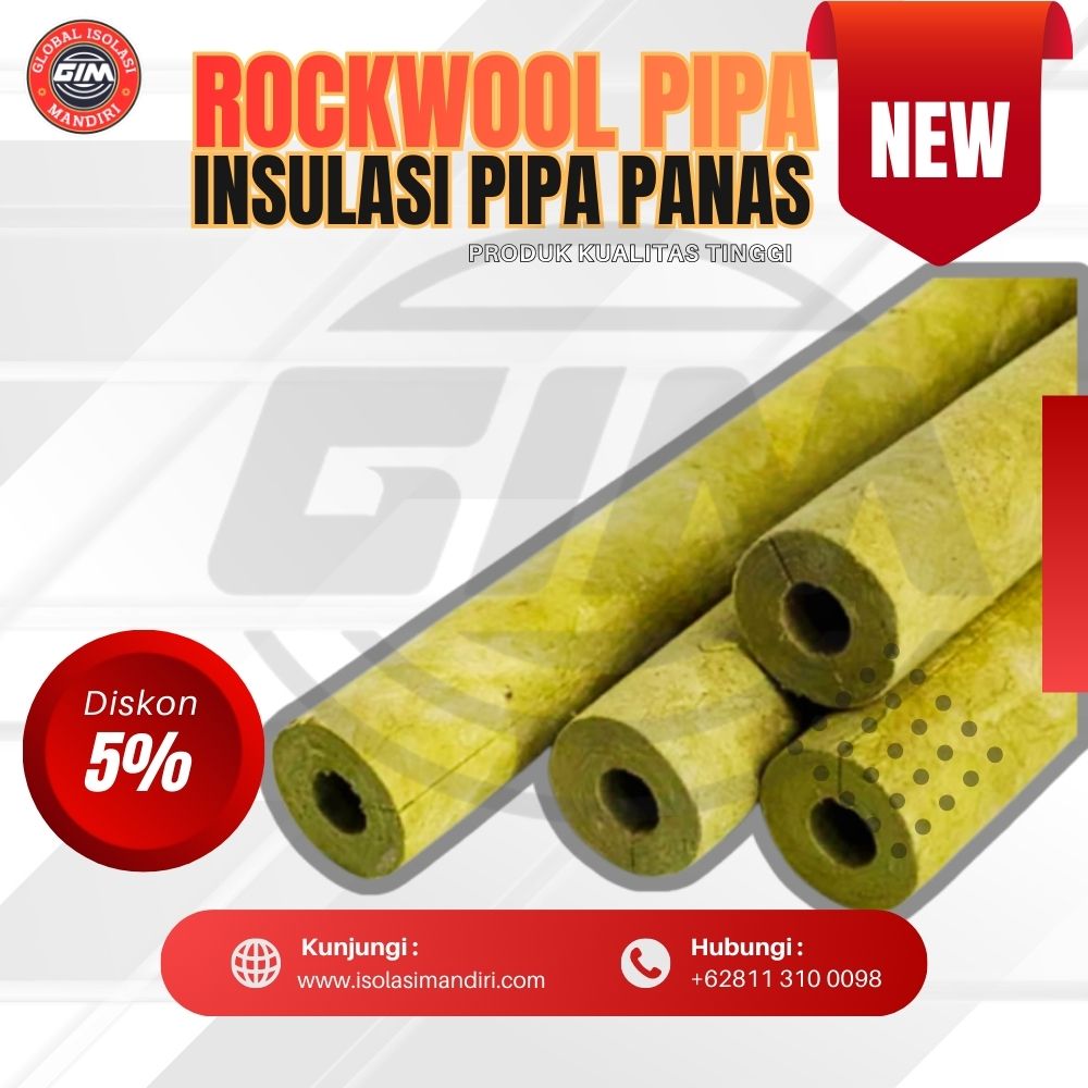 Rockwool Pipa 1/2 Inch
