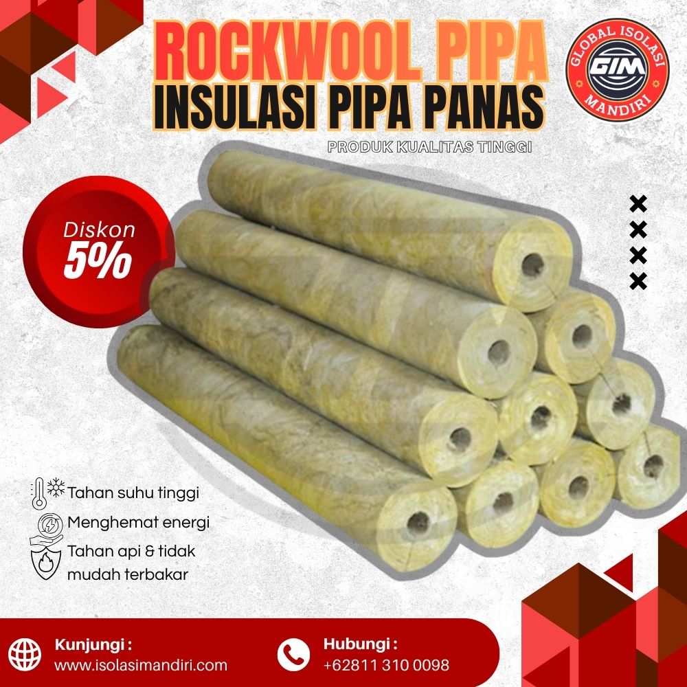 Jual Rockwool Pipa 3