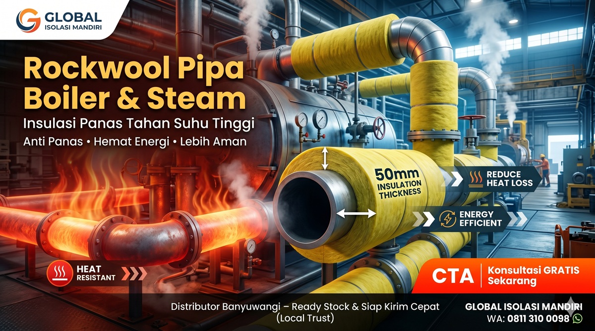 Distributor Rockwool Pipa Boiler