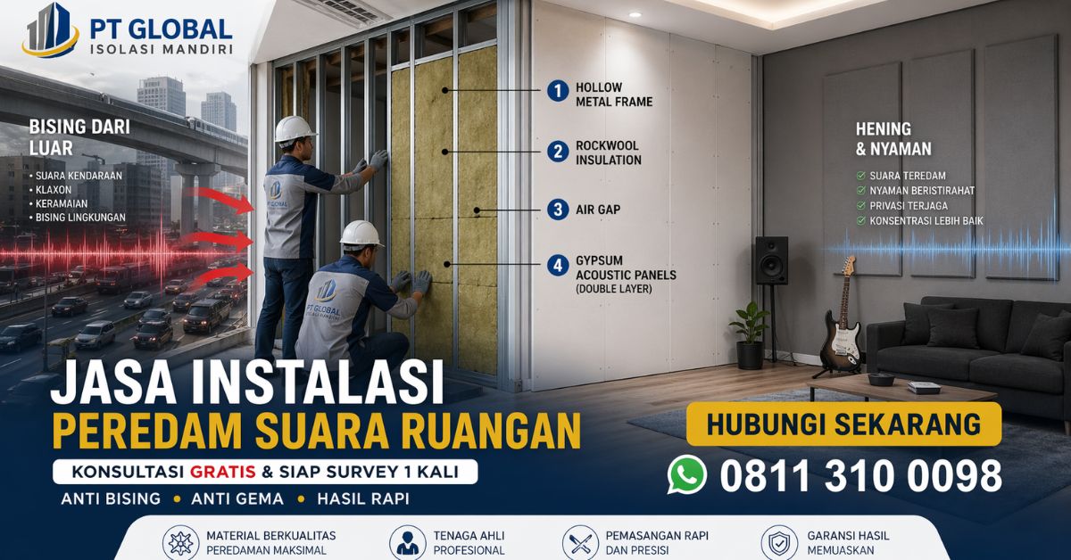 Jasa Instalasi Peredam Suara