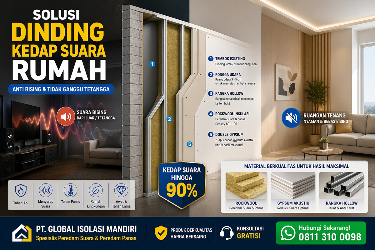 Solusi Dinding Kedap Suara