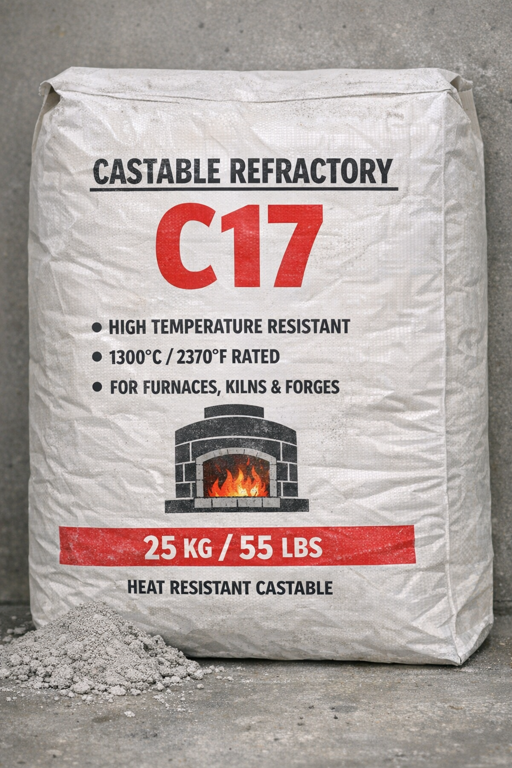 Supplier Castable Cor Refractory C17