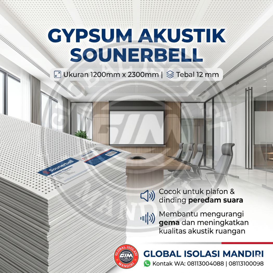 Harga Gypsum Akustik Sounerbell