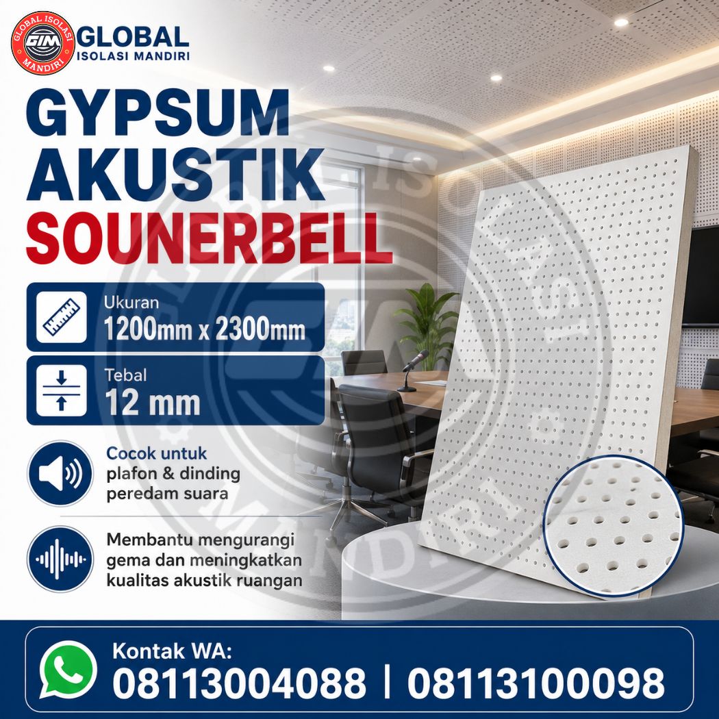 Jual Gypsum Akustik Sounerbell