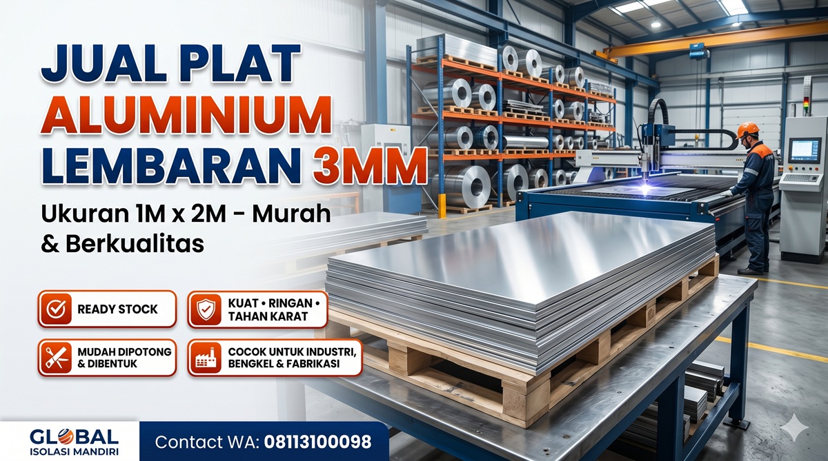Jual Plat Aluminium Lembaran 3mm Ukuran 1M x 2M Murah 3 Jual Plat Aluminium Lembaran 3mm Ukuran 1M x 2M Murah