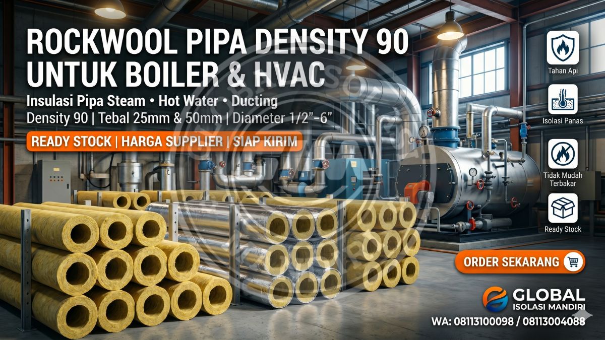 Harga Rockwool Pipa D90