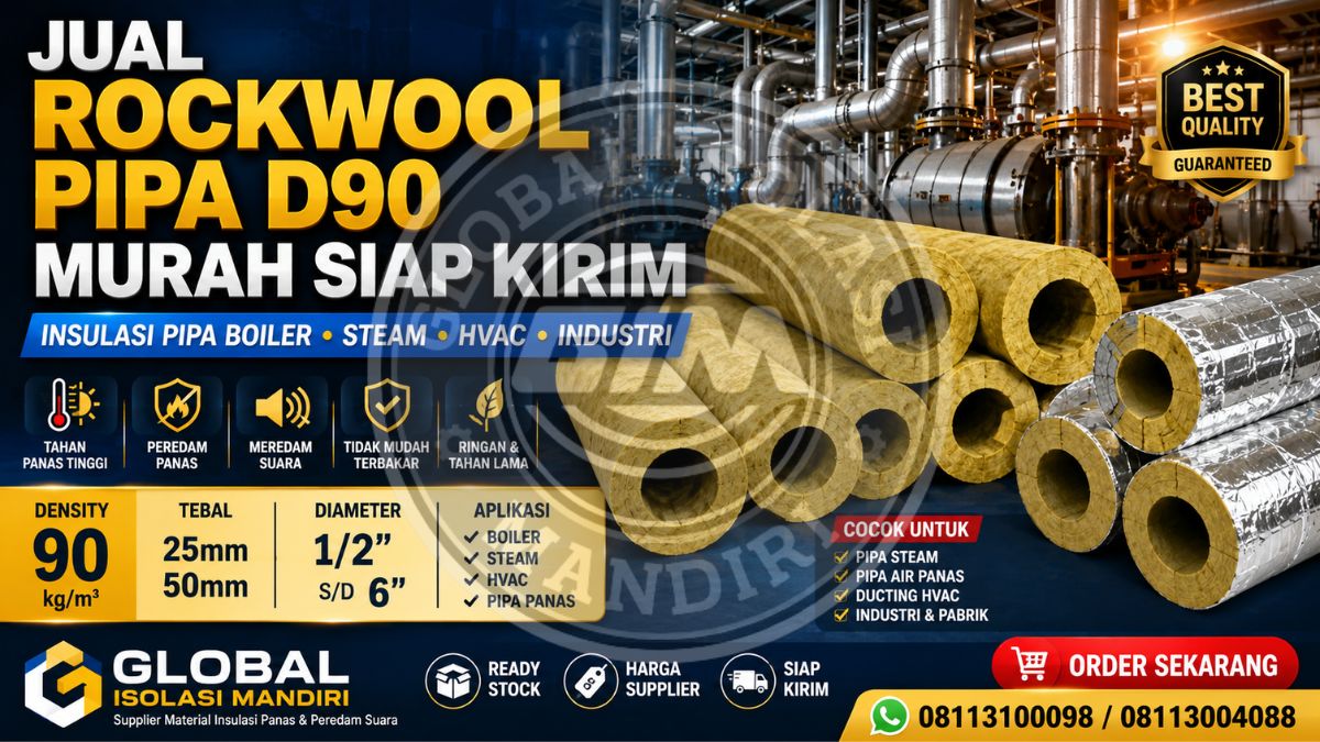 Rockwool Pipa Density 90