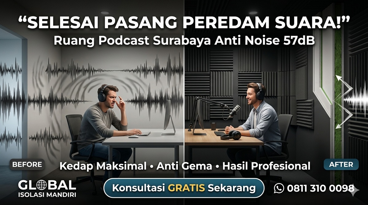 Selesai Pasang Peredam Suara