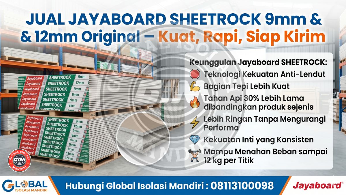 Supplier Jayaboard SHEETROCK