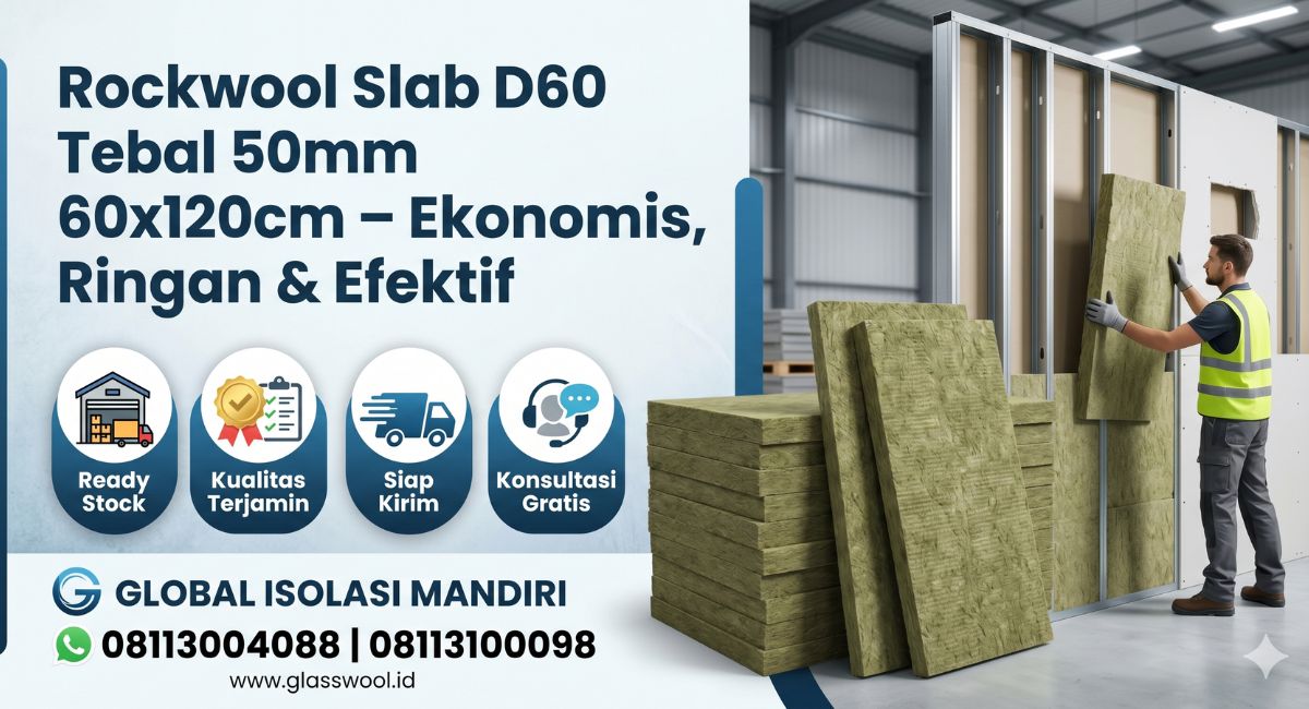 Rockwool Slab Peredam Semarang D60