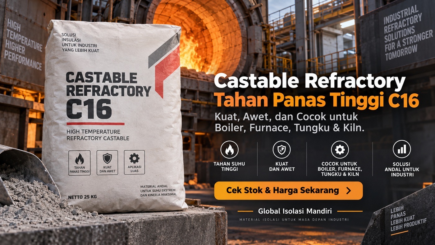 Castable Refractory Tahan Panas