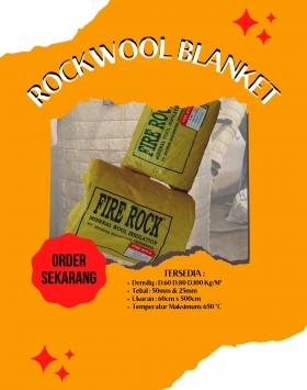 Rockwool pipa cover insulation 1/2" x 25mm x 1mtr