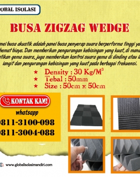 Busa Wedges zigzag 5cm Peredam Suara Update Harga